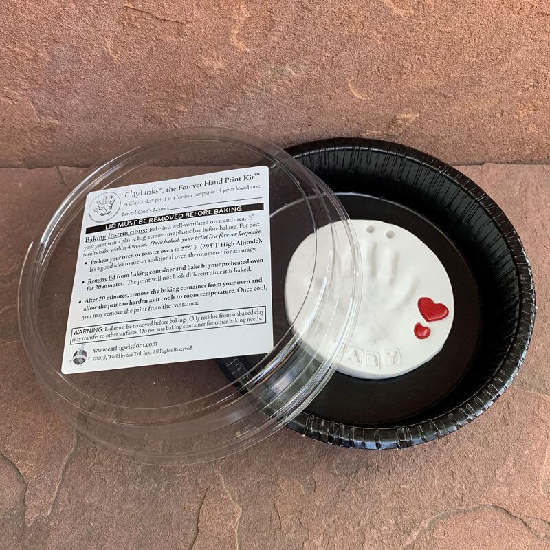 Take and Bake Container open