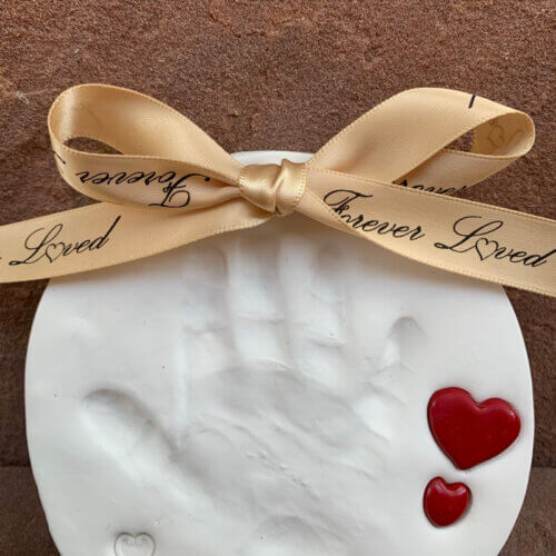Forever Loved Gold Ribbon