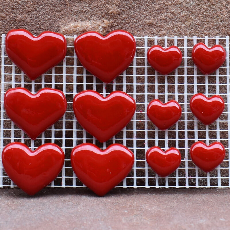 Premium Mixed Red Hearts