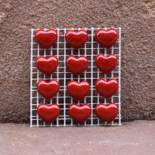 Premium Small Red Hearts
